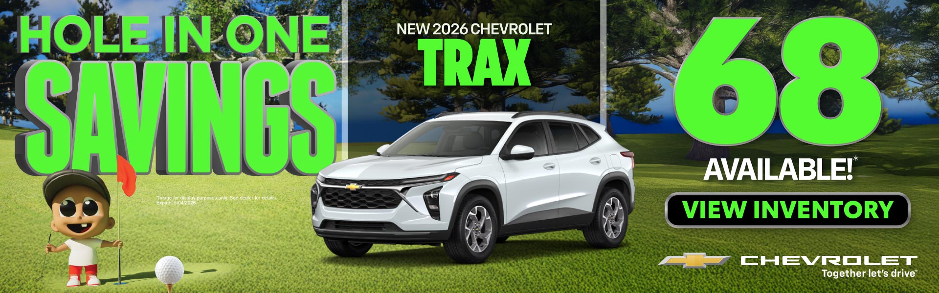 NEW 2026 TRAX	68 AVAILABLE!*