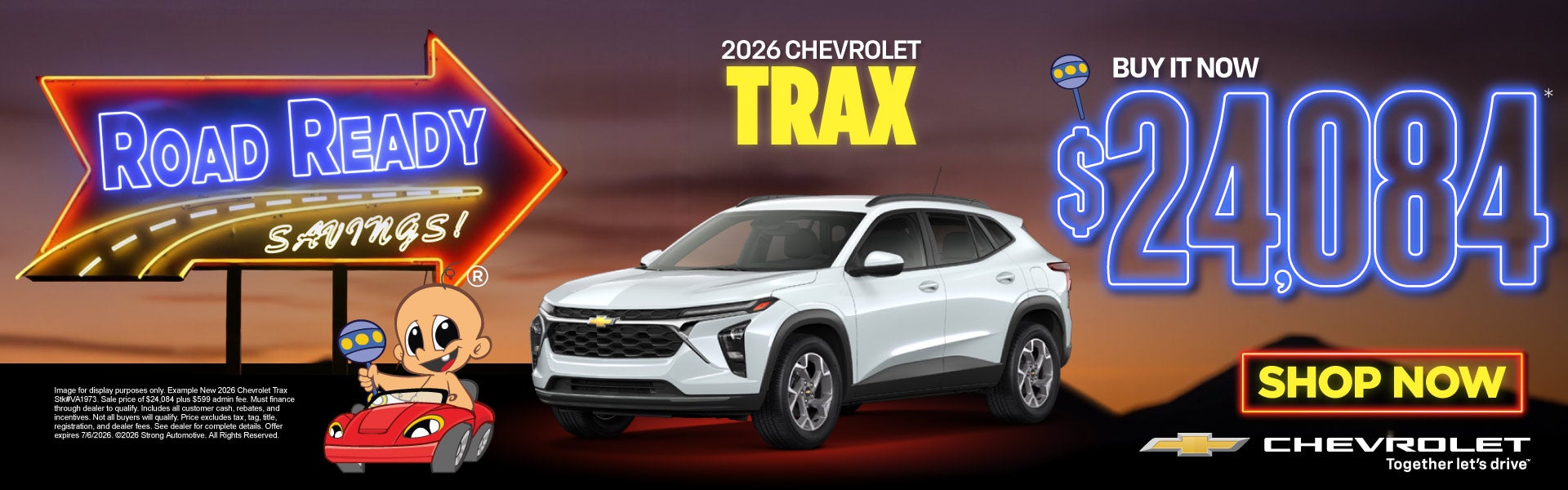 2026 CHEVROLET TRAX	Buy It Now $24,084*